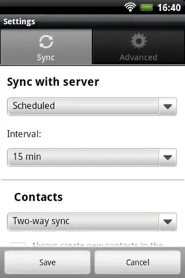 Memotoo sync android App screenshot 2