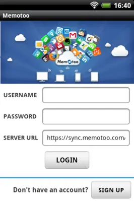 Memotoo sync android App screenshot 4